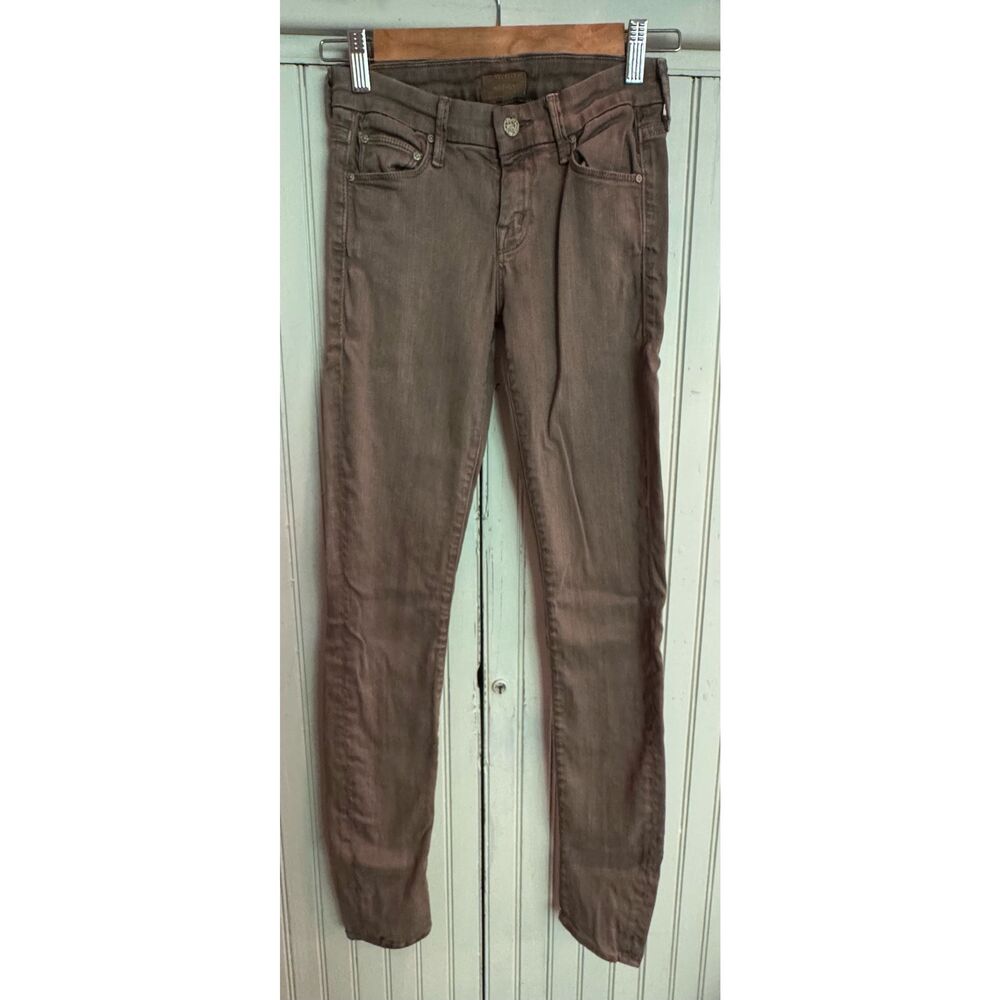 MOTHER ‘the looker pop’ olive jeans. Sz24